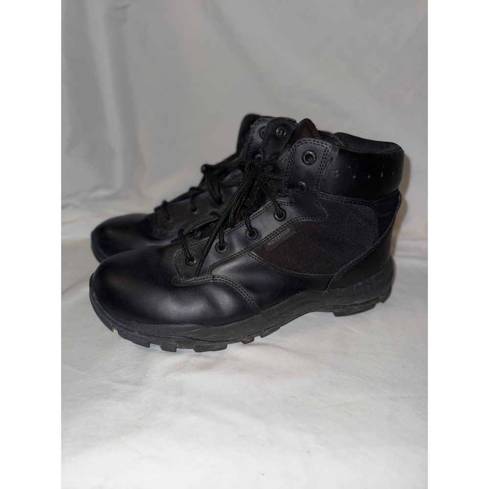 RG Response Gear 6" Men's Tactical US‎ 12 Black Leather Side Zip Waterproof Boot